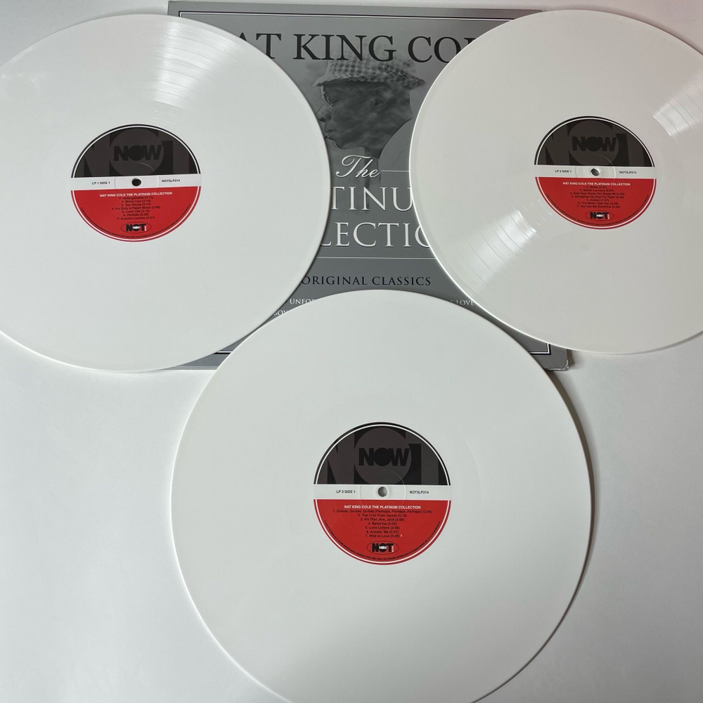 Винтажная виниловая пластинка LP Nat King Cole The Platinum Collection (EU 2017) (Белый Винил)