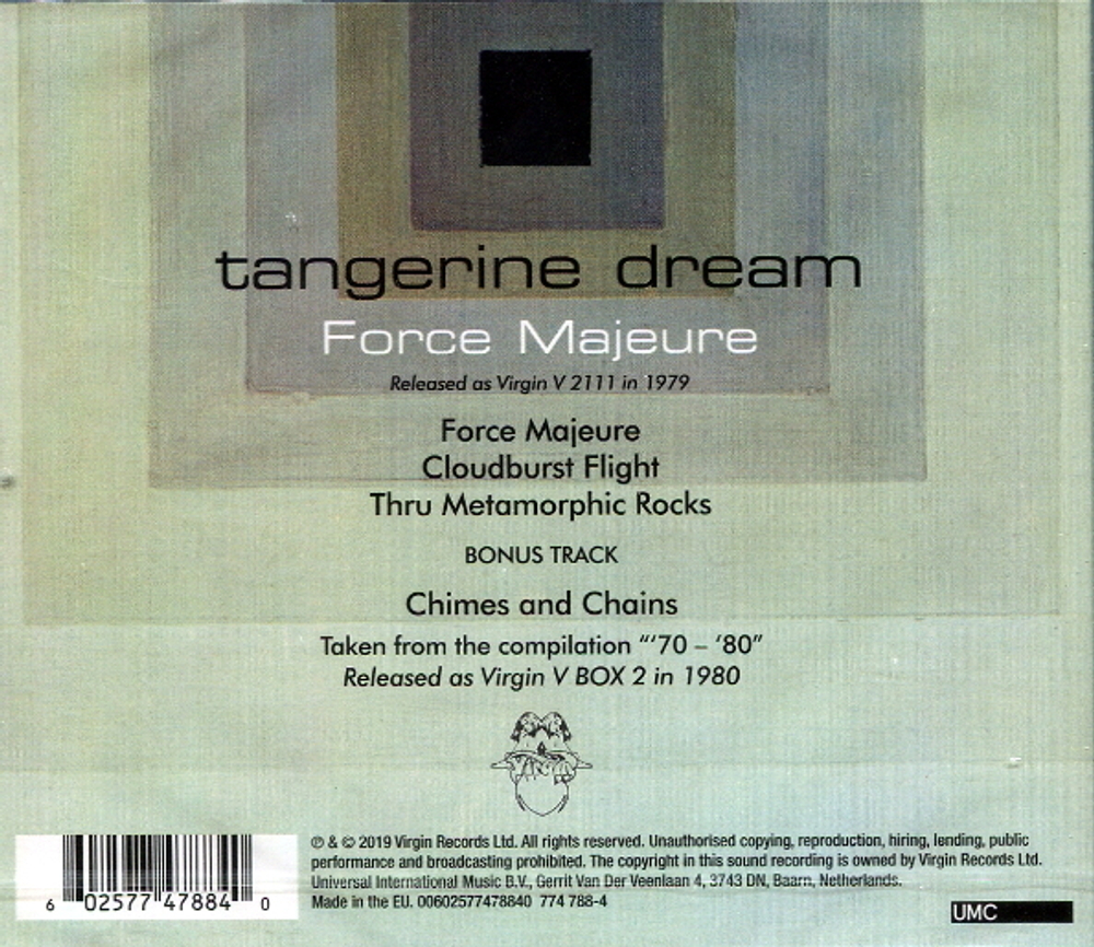Tangerine Dream / Force Majeure (CD)