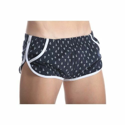 Мужские шорты синие с якорями Gillbro Navy Anchor Shorts