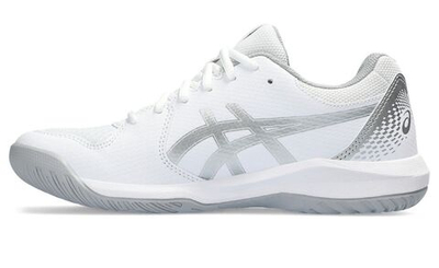 Женские Кроссовки теннисные Asics Gel-Dedicate 8 - white/pure silver