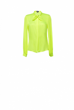 Блузка салатовая из Армани-шёлка 02-05-23 FW