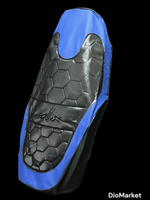 чехол мопед Alpha альфа на завязках ромб синий