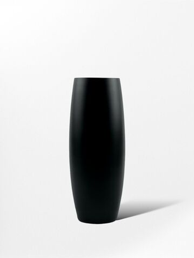 Ваза Barrel "BlackMaTT" (Черная матовая)