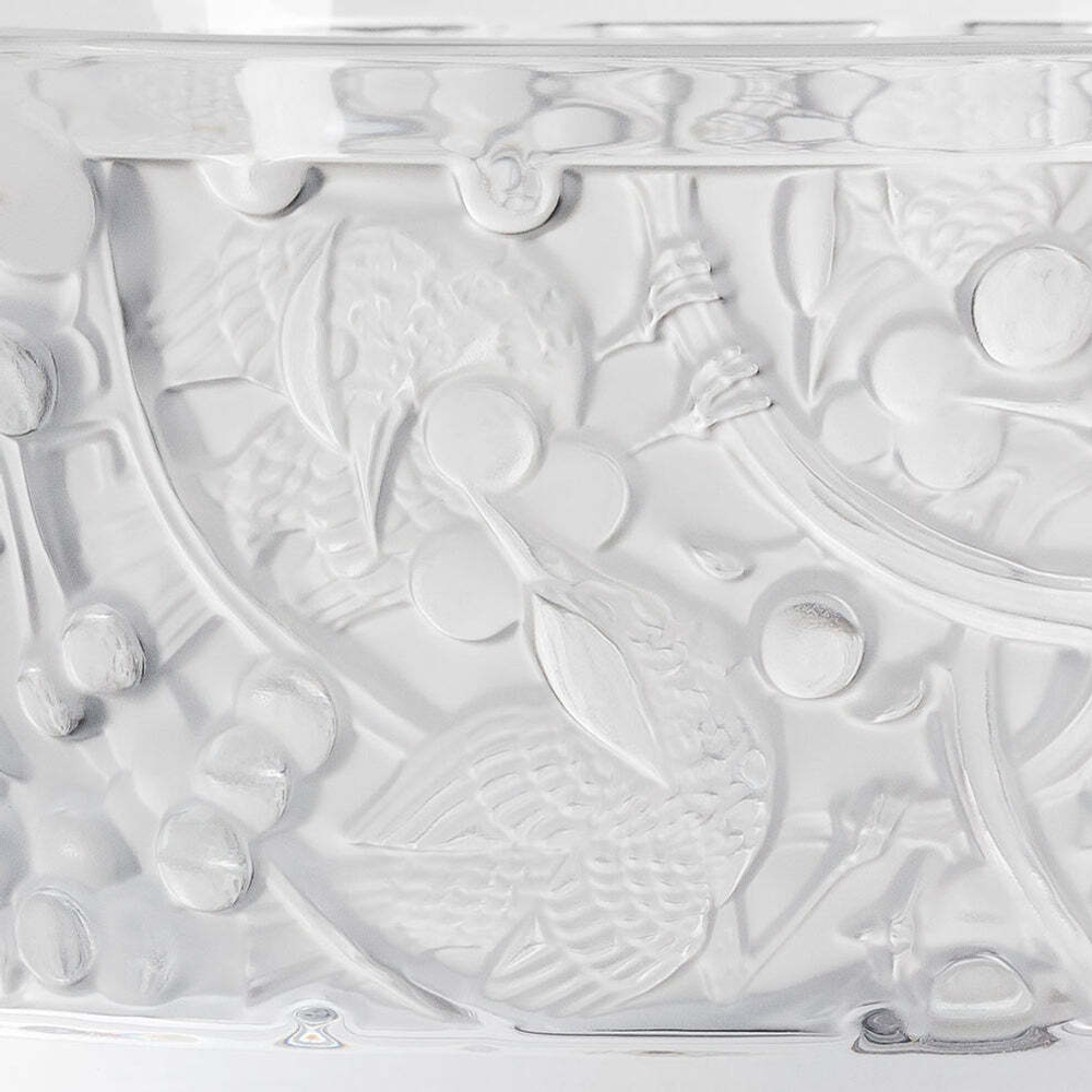 Чаша для фруктов Lalique Merles et Raisins прозрачная, 23.7 см