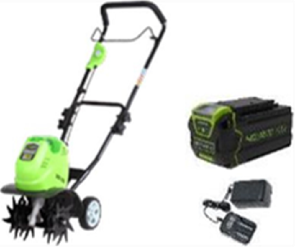 Культиватор аккумуляторный Greenworks Арт. 27087VB, 40V, с 1хАКБ 4 Ач и ЗУ
