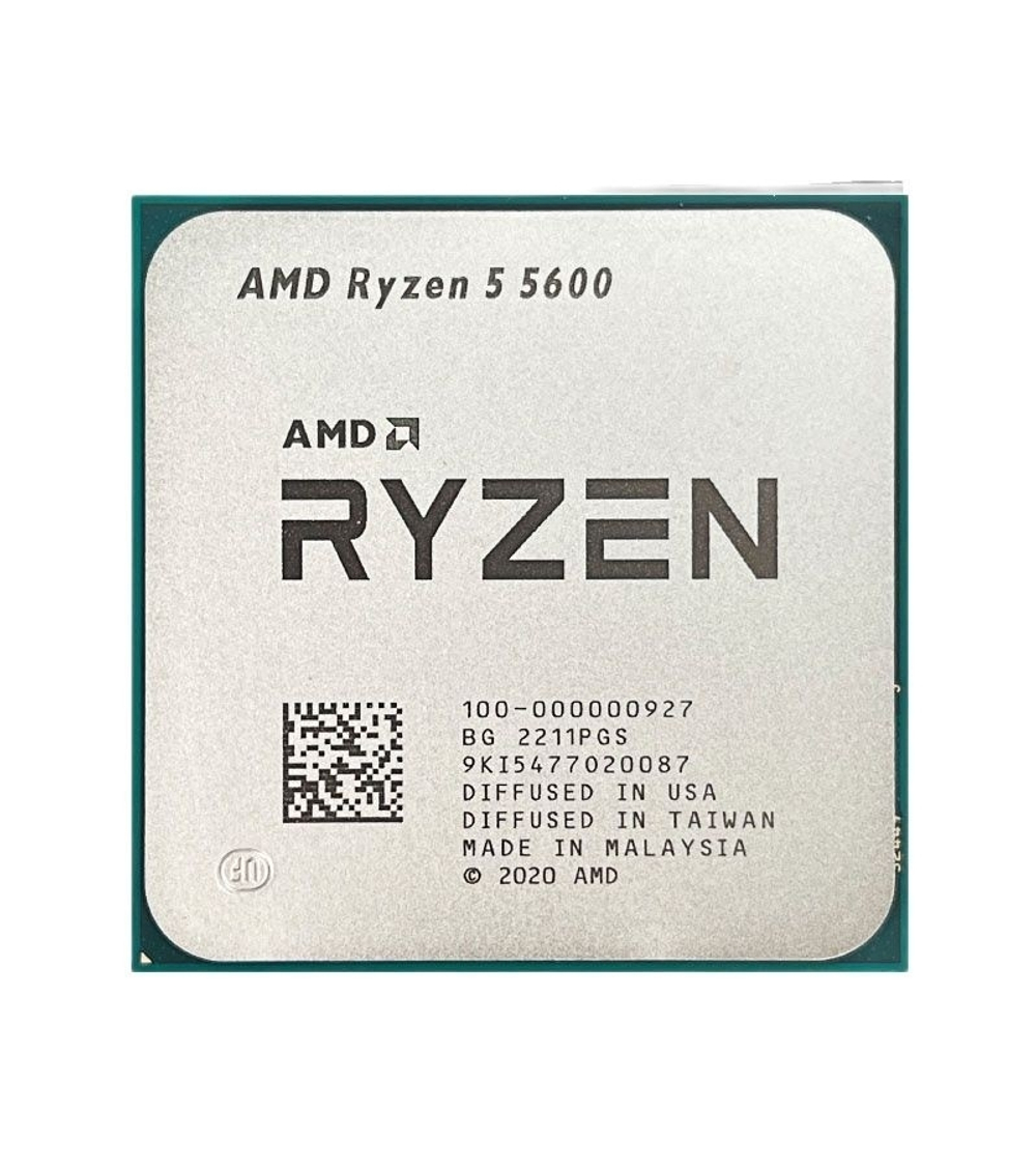 CPU AMD Ryzen 5 5600 OEM (100-000000927) ( 3,50GHz, Turbo 4,40GHz, Without Graphics AM4)