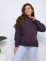 Свитшот утепленный базовый оверсайз