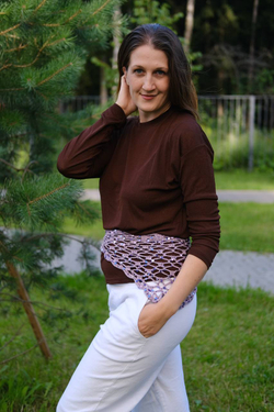 МК Сет косынок из Пайеток на хлопке