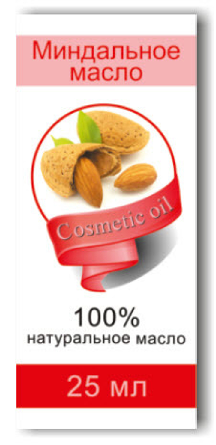 Масло косметическое Миндальное, флакон-капельница, 25 мл