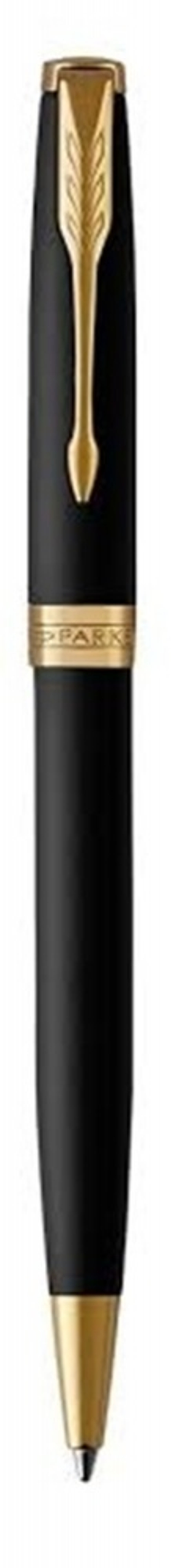 Шариковая ручка Parker Sonnet 1931519, Matte Black GT, стержень: M, цвет чернил: black , в подарочной упаковке