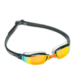 Очки для плавания Phelps XCEED Titanium Mirror оранжевые зеркальные линзы