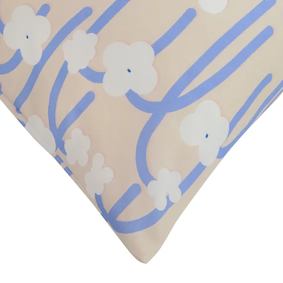 Набор из двух наволочек сиреневого цвета с принтом "Полярный цветок", Scandinavian Touch, 70х70 см