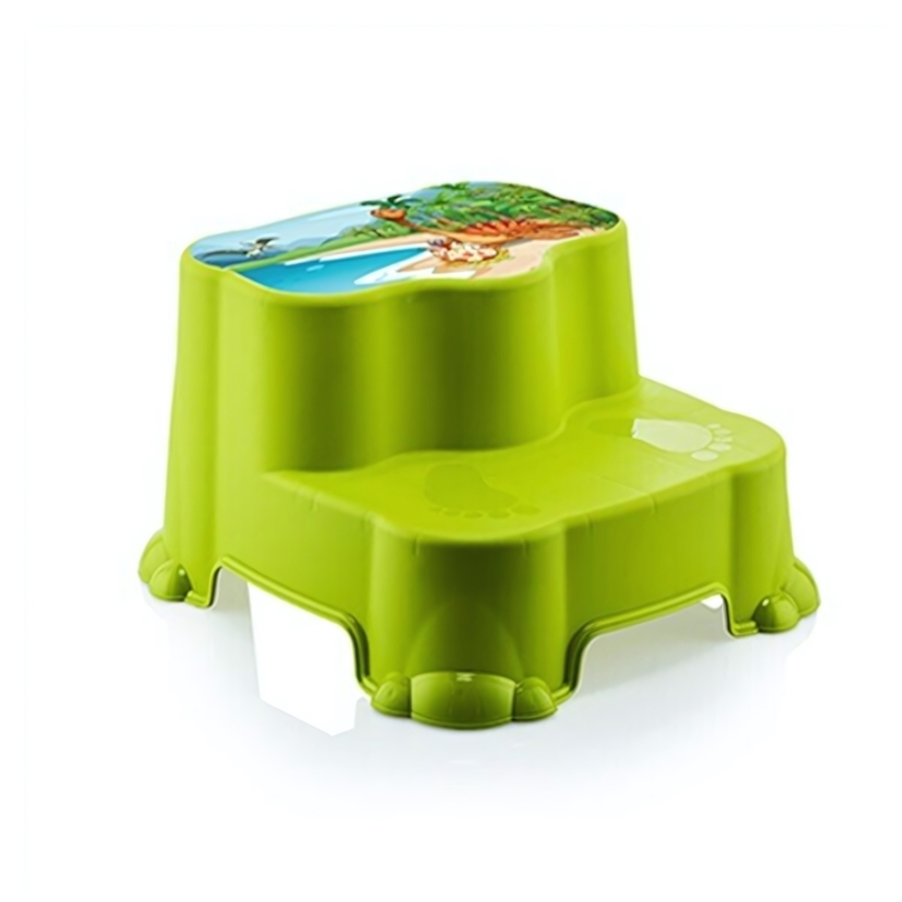 Табурет двухступенчатый детский салатовый