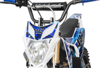Питбайк Motoland TCX125 E 14/12 + фара синий