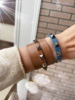 БРАСЛЕТ «MISTRESS» 04 ГОЛУБОЙ