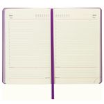 Ежедневник недатированный А5 138х213 мм BRAUBERG "Flex" под кожу, гибкий, 136 л., желтый, 111680