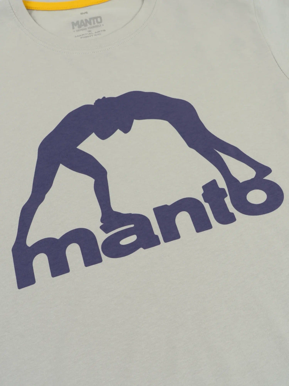 Футболка MANTO VIBE 25 Светло-серый-темно-фиолетовый