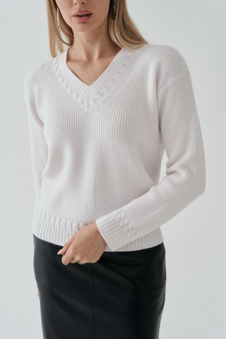 Белый джемпер Тамбовчанка