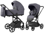 Коляска Carrello Alfa CRL-6522 2025 Nova DK791 Grey Line 3 в 1 Fashion Grey