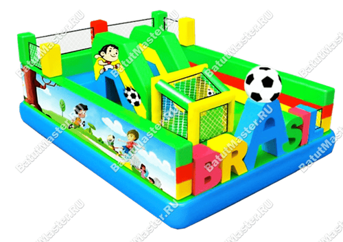 Коммерческий надувной батут "Футбольное поле"