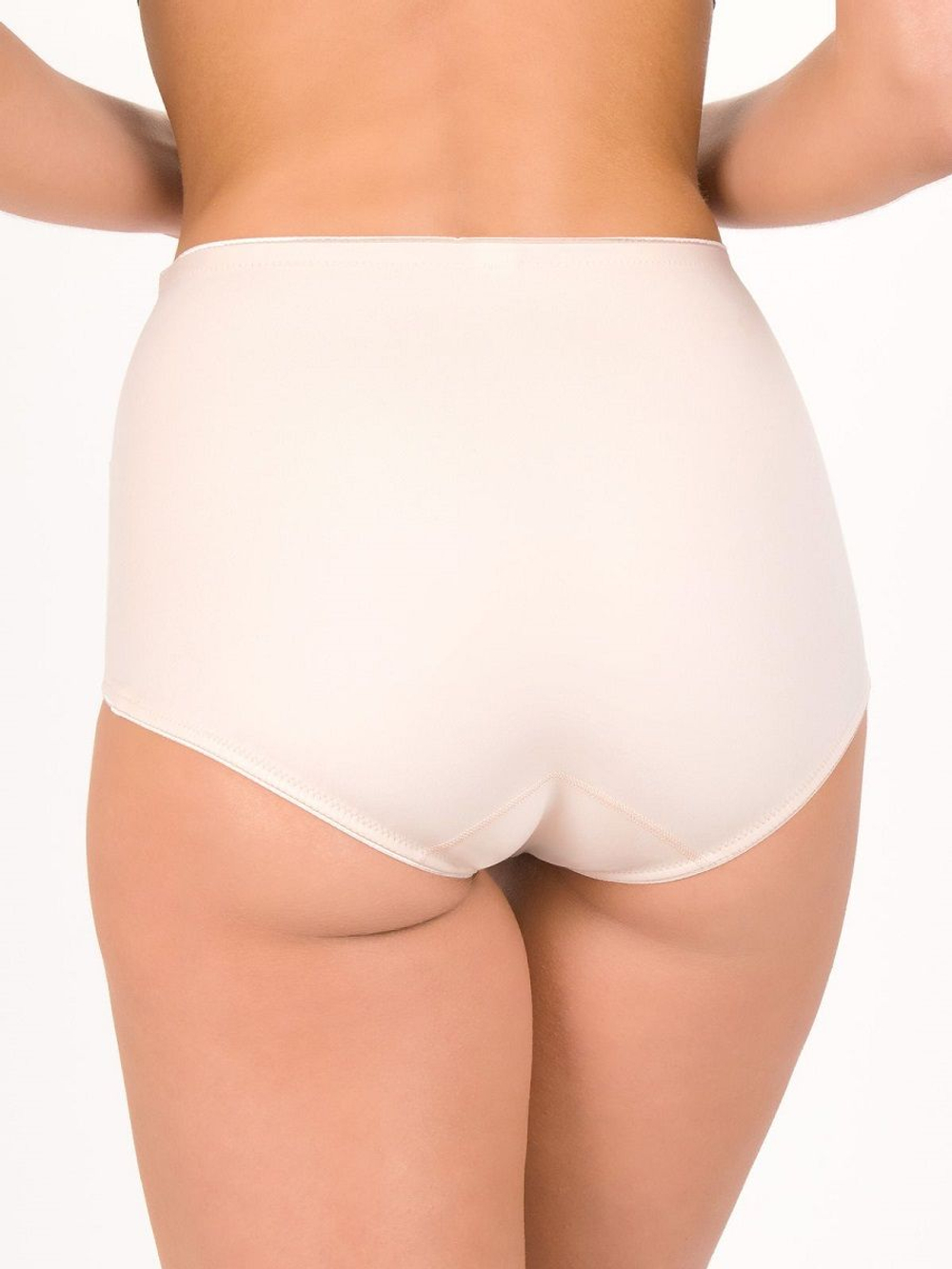 Корректирующие трусы с высокой линией талии и низким вырезом по линии бедер (Размер: 52) (Цвет: черный)