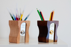 Органайзер для рабочего стола sharpener темное дерево