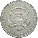 США 1/2 доллара (50 центов) 1967 Кеннеди (XF)