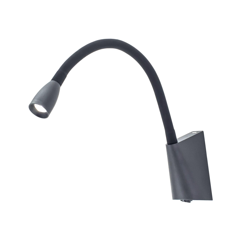 Citilux Декарт CL704341 LED Бра гибкое с выключателем Чёрное