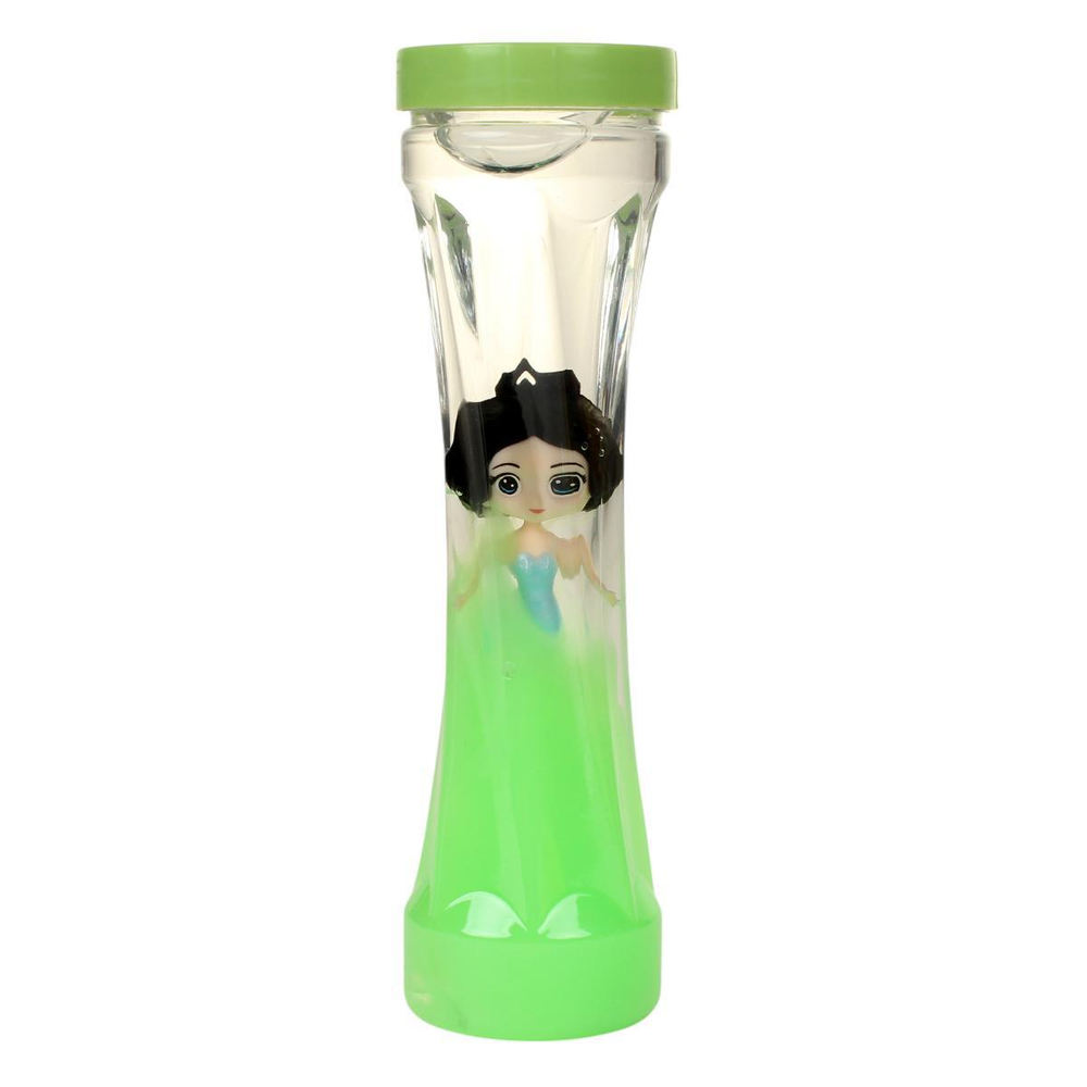 Лизун колба с русалкой 240г, 6 цвета микс, с-30824л