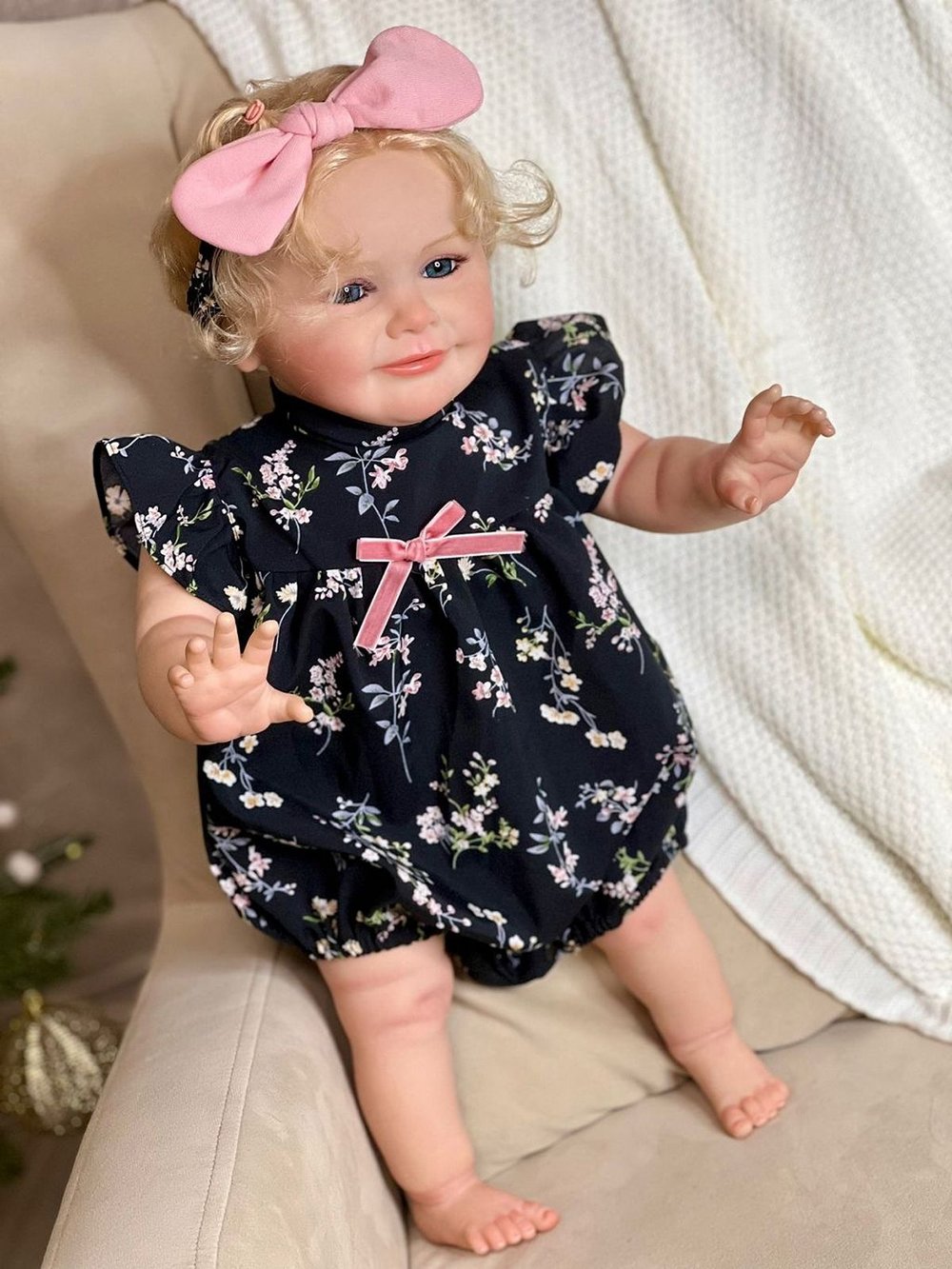 Кукла Реборн мягконабивная 60см в пакете (FA-581)