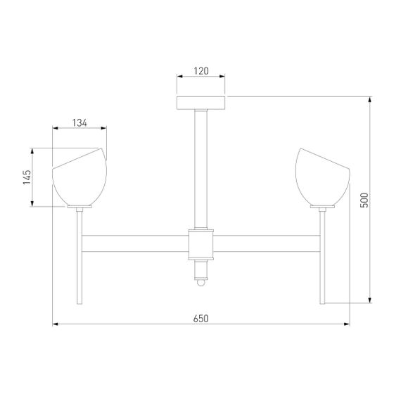 Подвесная люстра Eurosvet Arrista 60130/6 хром Smart