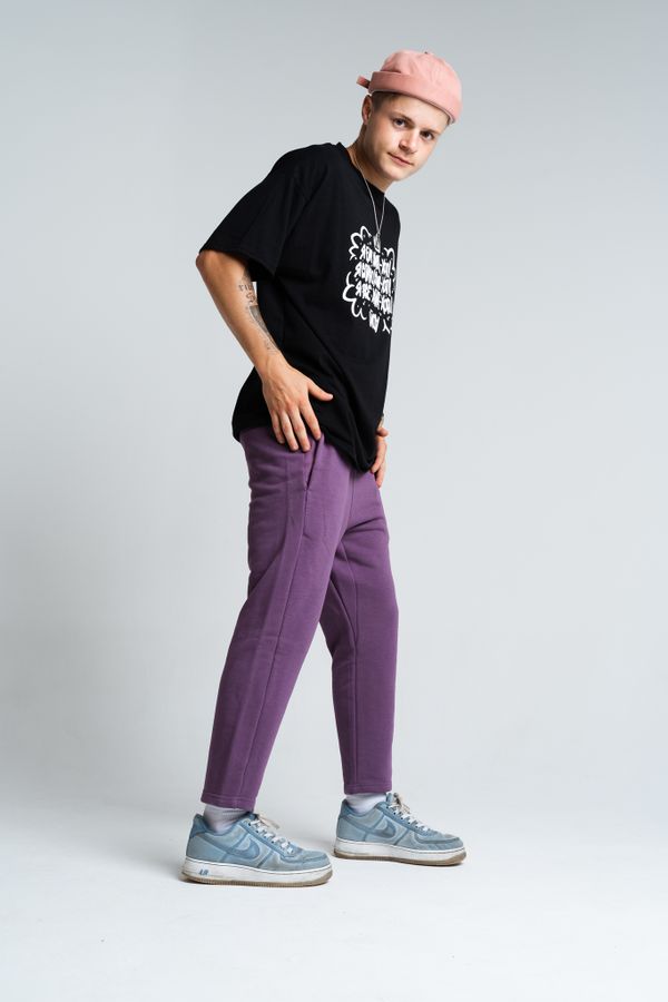 Брюки укороченные PPZ Фиолетовые - фото 7