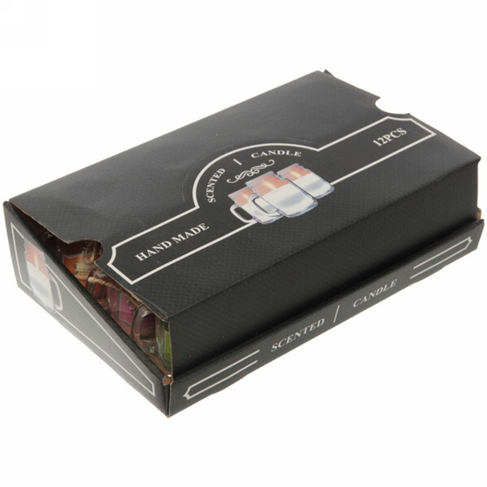 Свеча «Home decoration-Вайолет» 5*8,5см в подсвечнике с крышкой HK1003