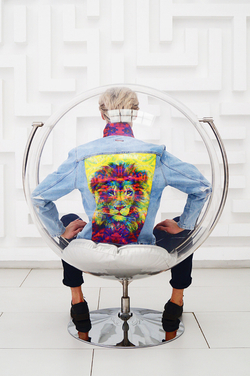 LIGVIANNI Джинсовая куртка Denim Jacket Lion
