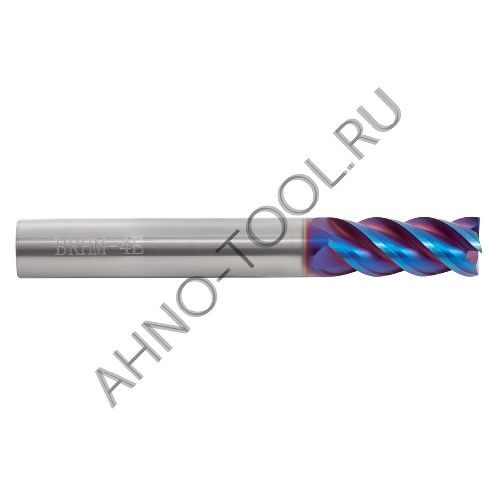 Фреза твердосплавная концевая   9мм (L=75, l=25, хв=10) Z4 45° по закаленной стали BRHM-4E-D9.0S AHN