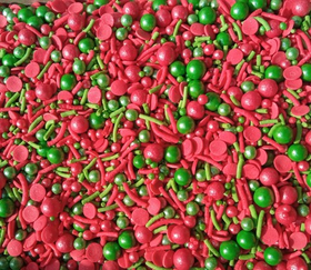 Микс с мягкими шариками Новогодний (№1005) 100 гр.