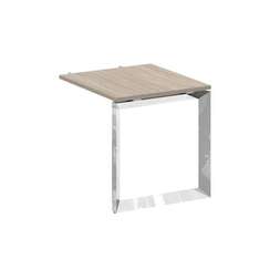 Onix Direct Lux Брифинг-приставка О-обр. м/к M-O.MO-BR-7 Дуб Аттик/Нержавеющая Сталь/Хром 780*720*75