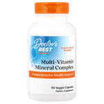 Doctor's Best, Мультивитаминный минеральный комплекс, 90 растительных капсул