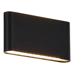 SL9531.401.01 Светильник улич настенный ST-Luce черный/белый LED 1*6/8/10W 2700/3000/3500/4000/5000K BRISS