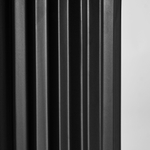 Ваза Plisse Stone черная