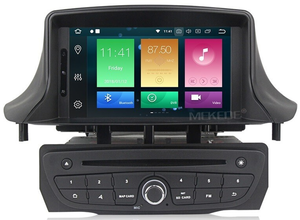 Магнитола для Renault Fluence/ Megane 2009-2017 - Carmedia MKD-7093-S10, без DVD, на Android 12, 6ГБ-128ГБ, CarPlay, 4G SIM-слот