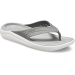 Шлепанцы Crocs LiteRide Flip Smoke Pearl White