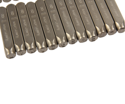 Клейма буквенные кириллица 8мм (HRC 60+-2град. DIN 1451) JTC