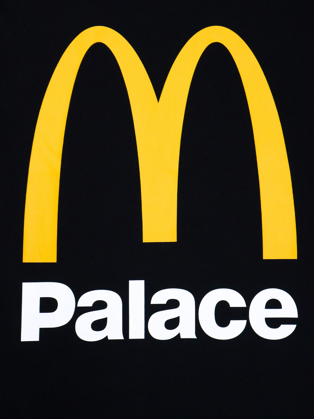 Palace McDonald's Logo Black T-Shirt