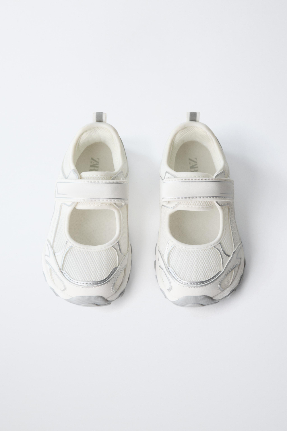ZARA КРОССОВКИ BAREFOOT, БЕЛЫЙ