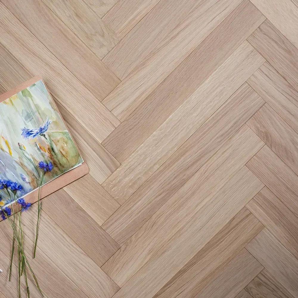 Инженерный паркет Coswick Дуб Серый Дэви (Davy's Grey) Шелковое масло ультраматовое