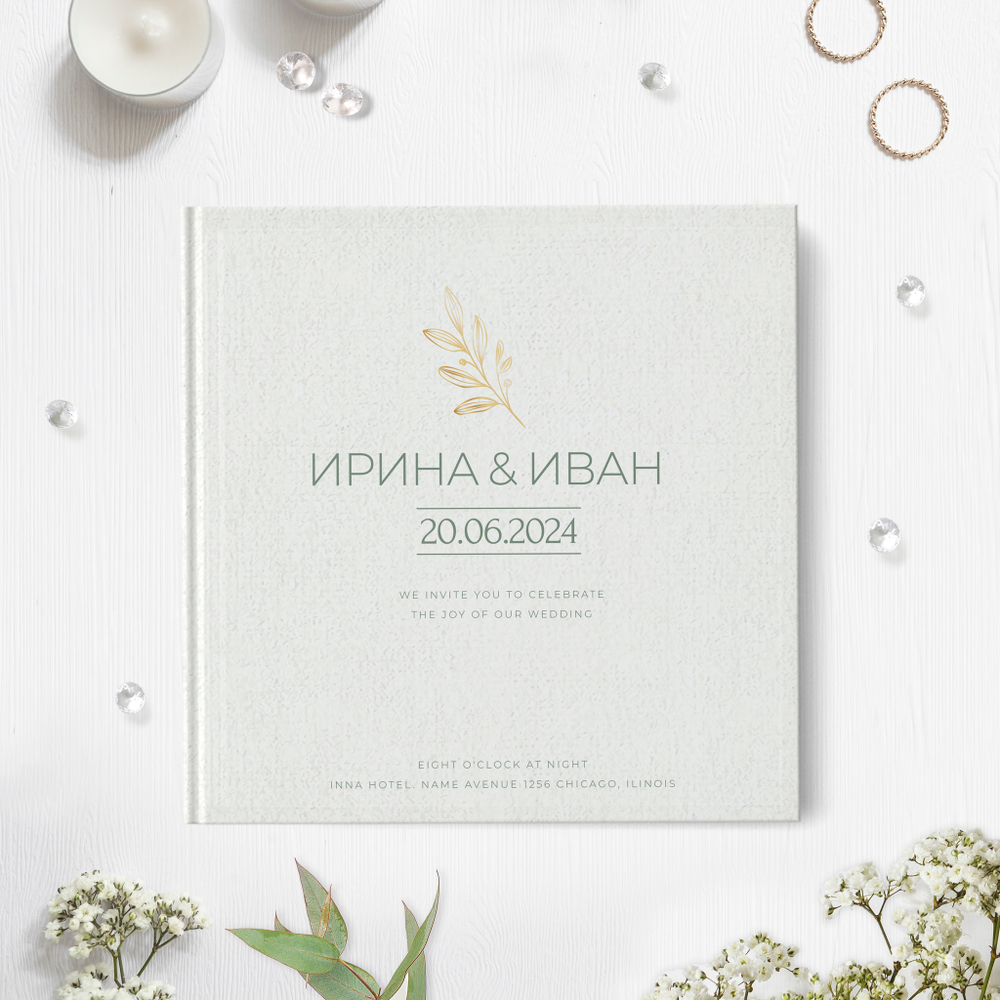 PSD-Шаблон фотокниги "Wedding"