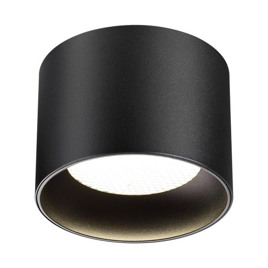 371010 OVER NT25 000 черный Светильник накладной IP20 GX53 12W 220-240V GEMINI