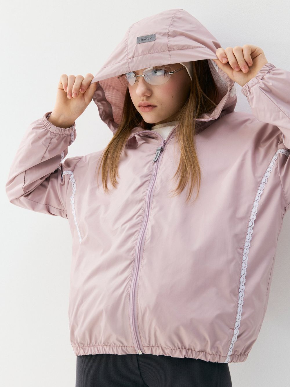 Ветровка на сетчатой подкладке "Роза" 7+