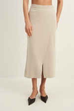 Юбка на запах, жемчужный